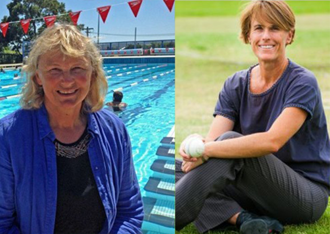 Photo-of-Shane-Gould-and-Belinda-Clark Photo-of-Shane-Gould-and-Belinda-Clark