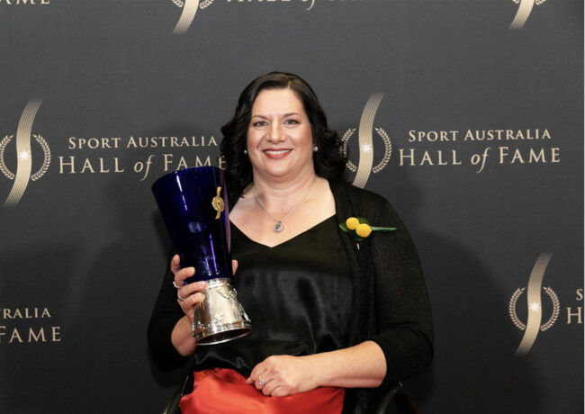 Louise Sauvage at the 2019 Sport Australia Hall of Fame ceremony