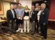 Abby & Angus receiving their Sports Start of the Month Awards on 29 Nov 2019